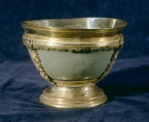 Margham Celadon tál (mázas porcelán)