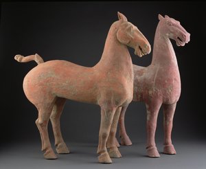Lópár, Han-dinasztia (i.e. 206-220) (cserép)