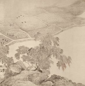 Nyár múlása a Tintatartó nádfedeles termében (tinta papíron) alkotó: Chinese School
