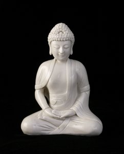 Ülő Buddha, Fujian tartomány, Ming vagy Qing dinasztia (kerámia)