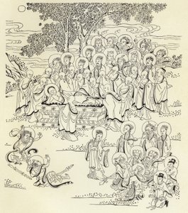 Buddha halála alkotó: Chinese School