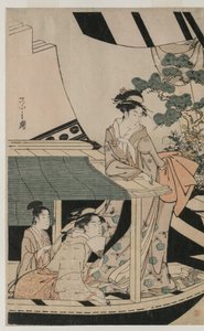 Buli a Kawaichimaru sétahajón alkotó: Chobunsai Eishi