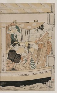 Buli a Kawaichimaru sétahajón alkotó: Chobunsai Eishi
