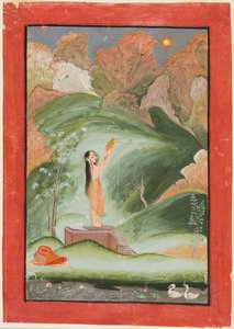 A Nap imádata Surya Puja, c. 1810.