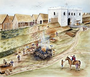 „A város védelmének felújítása Yorkban a viking korban”, 1990-c2010 alkotó: Chris Evans