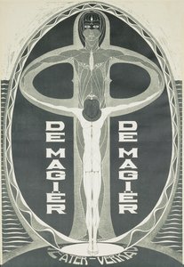 A varázsló, 1915 körül (színes litó)