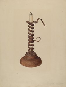 Gyertyatartó alkotó: Christabel Scrymser