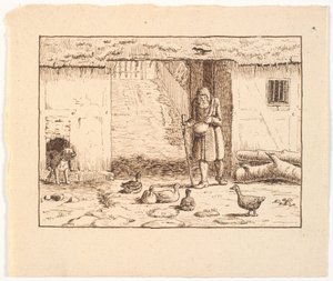 Illusztráció St. Utca. Blicher, A három szent év alkotó: Christen Dalsgaard