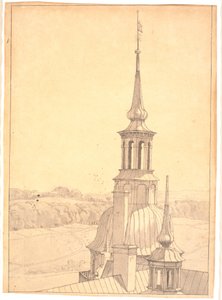A Frederiksborg kastély egyik kis tornya alkotó: Christen Købke