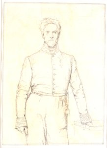 Jens Andreas Graah (1787-1873) megyei főispán és kamarás alkotó: Christen Købke