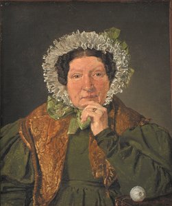A művész édesanyjának, Cecilia Margrethe Købke portréja, szül. Petersen alkotó: Christen Købke