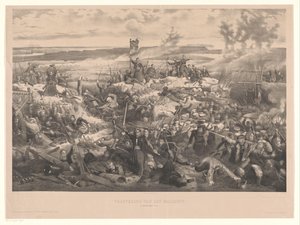 Malachov csata A Malakoff meghódítása. 1855. szeptember 8. (cím a tárgyon) alkotó: Christiaan Bos