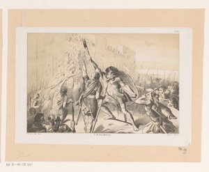 Claudius Civilis legjobb Romeinse legerplaats Vetera alkotó: Christiaan Lodewijk van Kesteren