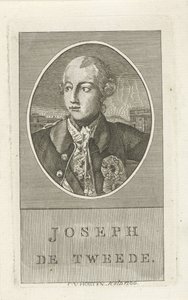 József német császár portréja alkotó: Christiaan van Houten