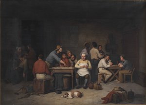 Jelenet a Brockensbod kocsmában alkotó: Christian Andreas Schleisner