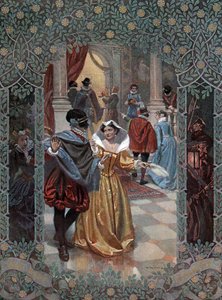 Nagy zaj a semmiért, 1900 körül (illusztráció)