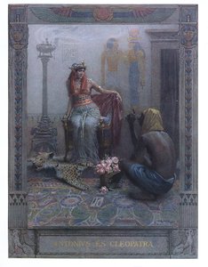 Kleopátra, jelenet William Shakespeare (1564-1616) Anthony és Kleopátra című művéből