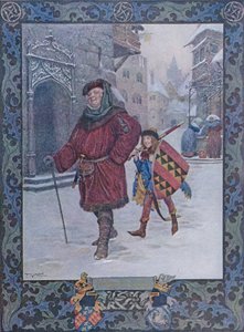 Sir John Falstaff William Shakespeare (1564-1616) „IV. Henrik” című művéből, 1900 körül