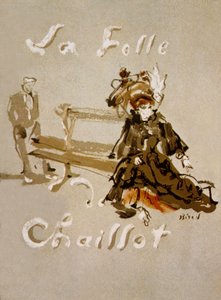 A „The Madwoman of Chaillot” borítója, Jean Giraudoux