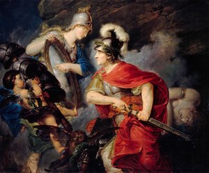 Nagy Frigyes allegóriája, mint Perszeusz A hétéves háború kezdete, 1789