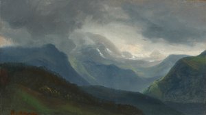 Közeledik a zivatar az Alpokban alkotó: Christian Ernst Bernhard Morgenstern