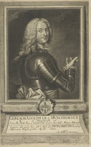 Gerlach Adolph von Munchausen portréja 1688-1770, 1738.
