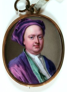 Edward Lord Harley, 1719 (zománc) alkotó: Christian Friedrich Zincke