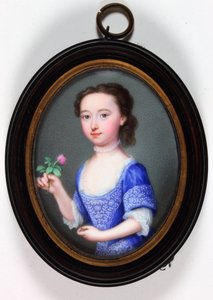 Lady Elizabeth Cavendish Bentinck, később Marchioness of Bath (zománc)
