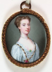 Lady Margaret Cavendish Holles Harley (zománc)