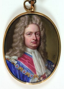 Robert Harley, Oxford 1. grófja és Mortimer, 1716 (zománc)