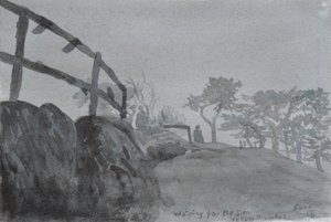 A Long Climb, 2015 (akvarell, papír) alkotó: Christian Furr