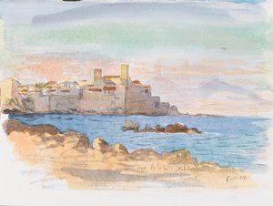 Antibes, 2017 (akvarell)