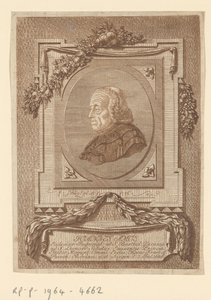 Johann Baptist Amos portréja alkotó: Christian Georg Schütz (I)