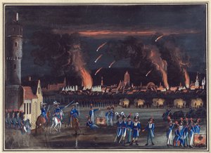 Első koalíció – 1796. június 13.: Frankfurt am Main (Frankfurt) bombázása a francia hadsereg által Frankfurt am Main (Frankfurt) bombázása a francia hadsereg által, július 13.