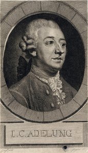 Johann Christoph Adelung 1732-1806. alkotó: Christian Gottlieb Geyser