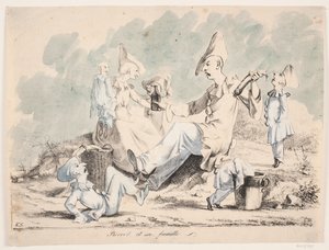 "Pierrot és családja" alkotó: Christian Holm