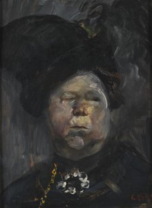 Blom asszony alkotó: Christian Krohg