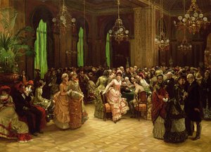 A kaszinó, Monte Carlo, 1884 alkotó: Christian Ludwig Bokelman