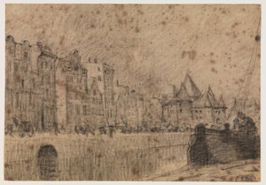 St. Anthonieswaag Amszterdamban alkotó: Christian Mourier Petersen