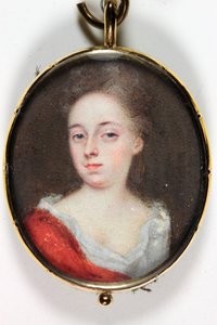 Egy hölgy, valószínűleg Lady Dorothy Savile, Burlington grófnője (zománc)