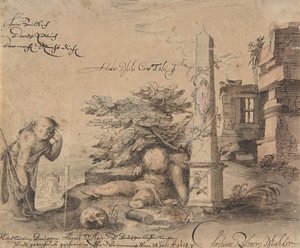 Az élet mulandóságának allegóriája, 1618.