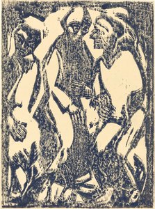 Tanácskozási tanács, 1913. alkotó: Christian Rohlfs