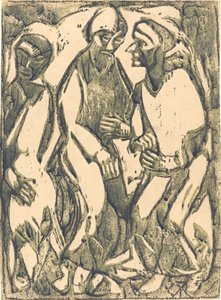 Tanácskozási tanács, 1913. alkotó: Christian Rohlfs