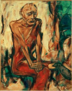Eliast a holló eteti alkotó: Christian Rohlfs