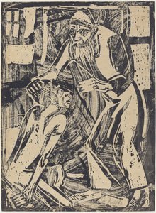 A tékozló fiú visszatérése, 1916. alkotó: Christian Rohlfs