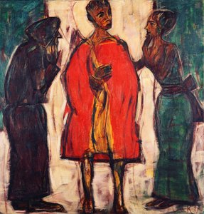 Az utak elválása; Am Scheideweg alkotó: Christian Rohlfs