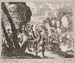 Illusztráció: Adam Olearius: „Perzsa Rosenthal, Schich Saadi zseniális költő […]”, Schleswig 1660
