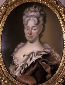 Magdalene Sybille, Sachsen-Eisenach hercegnője, 1708 (olaj, réz)