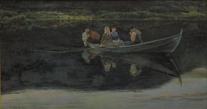 Szentivánéj Norvégiában alkotó: Christian Skredsvig