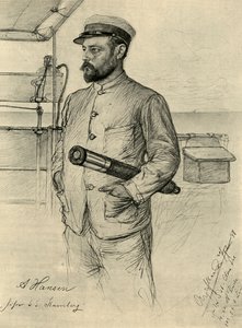 Hansen, első tiszt a Knivsbergen, Dél-kínai-tengeren, 1898. alkotó: Christian Wilhelm Allers
